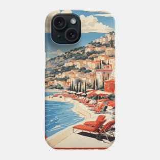 Cote D'azur France Tourism Vintage Poster Phone Case