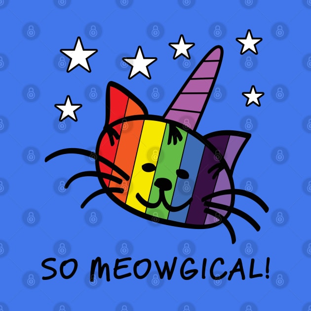 Unicorn Cat So Meowgical by Liberty Art