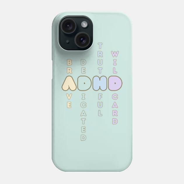 A shoutout to all the amazing people with ADHD Phone Case by TeeHeeStore