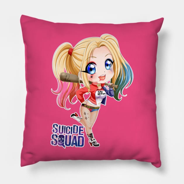 Harley Quinn - Suicide Squad Pillow by Invisibleman17