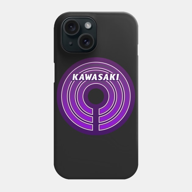 Kawasaki Municipality Japanese Symbol Phone Case by PsychicCat