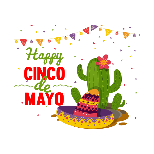 Happy Cinco de Mayo Day by QrkyTees