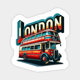 London Bus Magnet