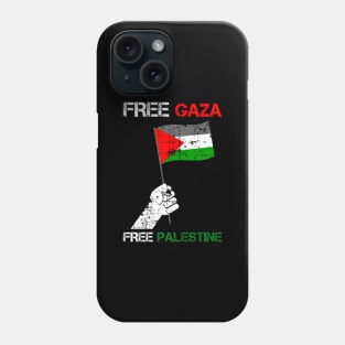 Free Gaza Free Palestine - Grab The Palestinian Flag Support Phone Case