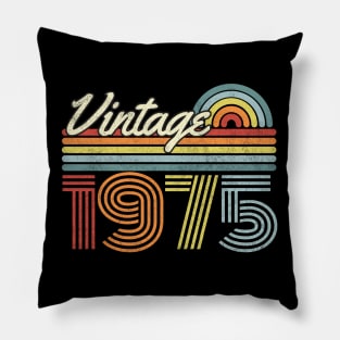 Vintage 1975, 50th birthday Pillow