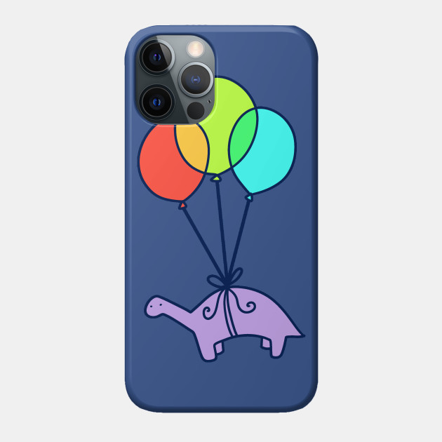 Balloon Dinosaur - Dinosaur - Phone Case