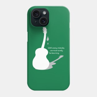 Guitar Gently Weeping (in white) Phone Case