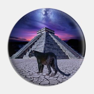 Mythical Chichén Itzá Panther Pin