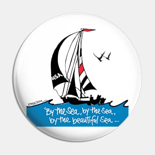 By the Sea Pin