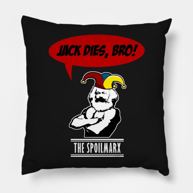 Marx is Spoilmarx, Spoiler Masterx! Pillow by simbamerch