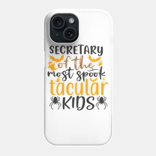 Secretary Of The Most Spook Tacular Kids Phone Case