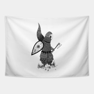 Squirel warrior. Tapestry