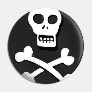 Skull and crossbones Pin