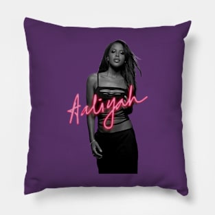 90s Legends: Aaliyah Pillow