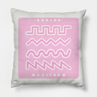 Synthesizer Waveform for Synth lover Pillow