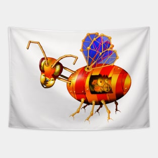 steampunk bee Tapestry