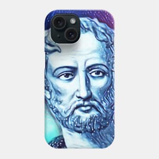 Cayo Plinio Segundo Snowy Portrait | Cayo Plinio Segundo Artwork 13 Phone Case