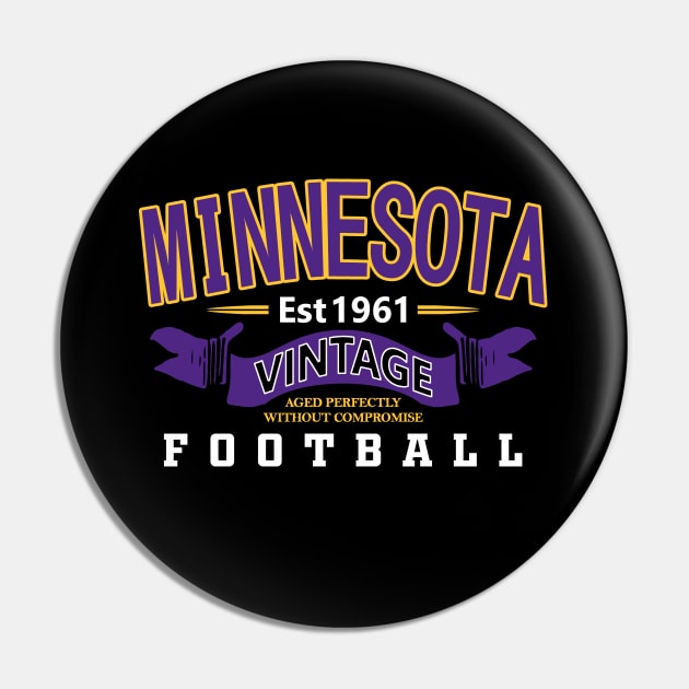 Minnesota Pro Football - Vintage 1961 Pin by FFFM