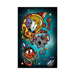 "Space Probing" art print T-Shirt