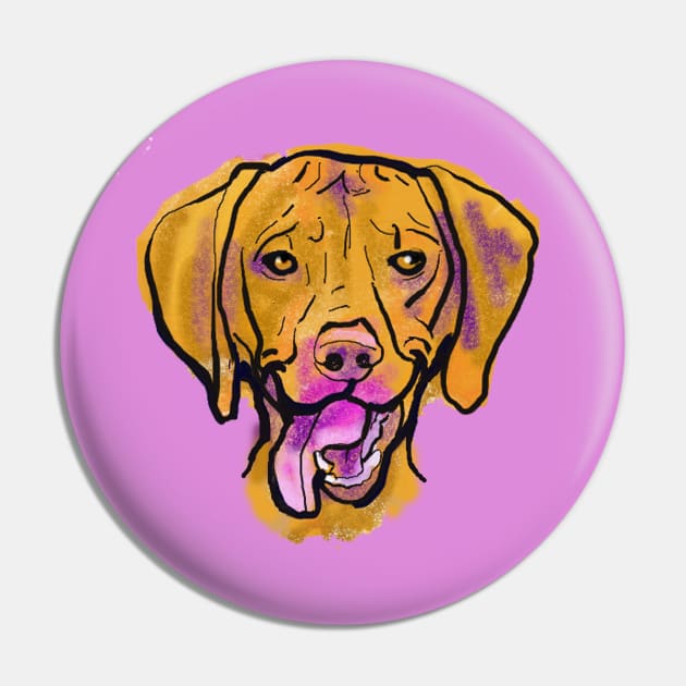 The happy Vizsla Love of My Life Pin by lalanny