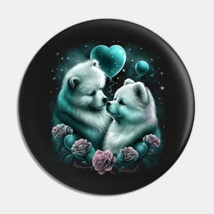 Samoyed Love Pin