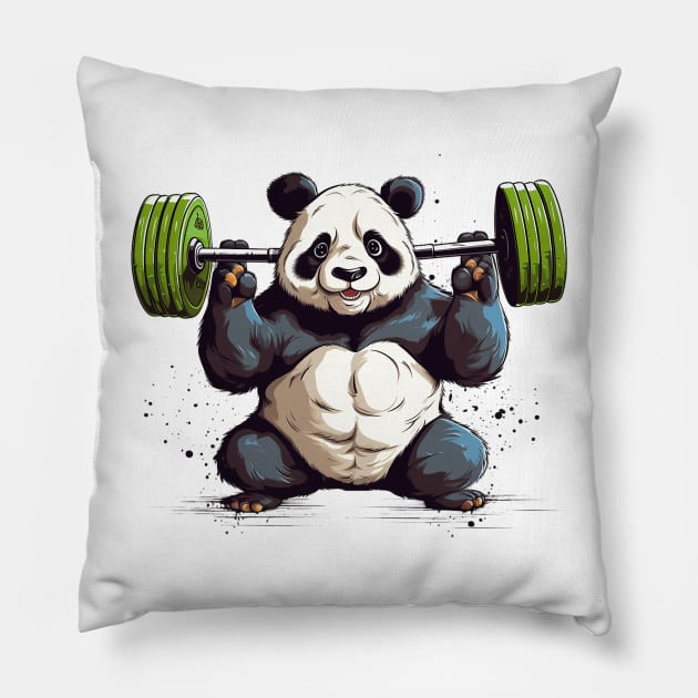 panda Pillow by enzo studios