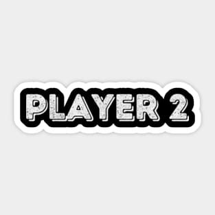 Player 2 Sticker for Sale by toodystark