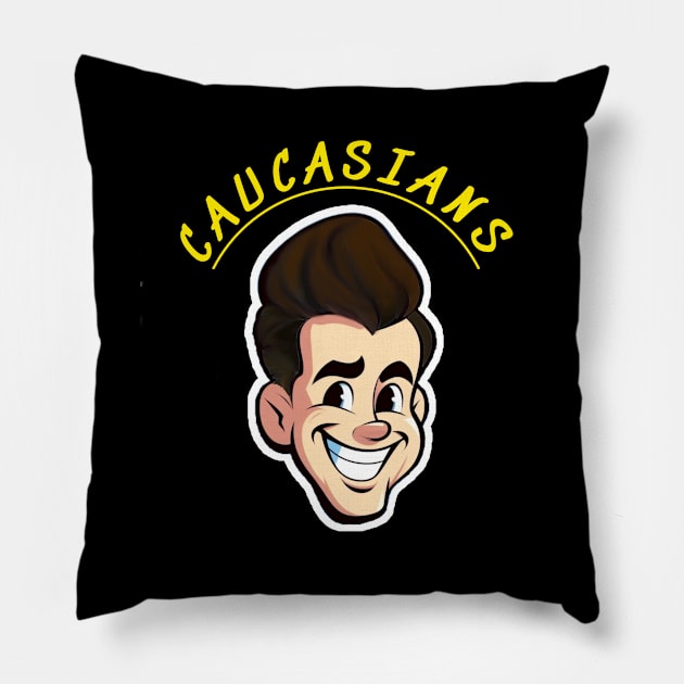 Caucasians Pillow by TheosT's