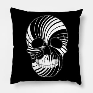 Two Tone Skull Pillow