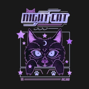 Nostalgic Kitty Tee: Y2K Japanese Retro Style T-Shirt