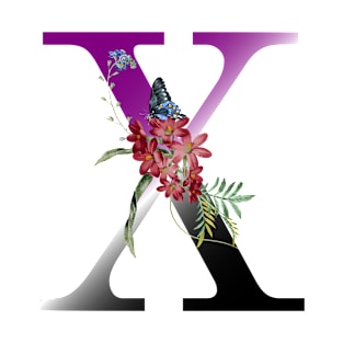 botanical monogram X T-Shirt