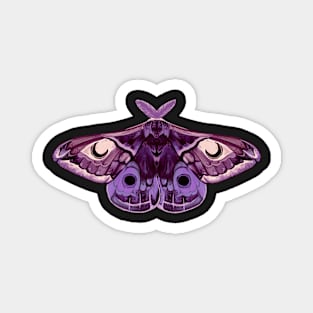 Moth sticker lilac, purple and violet Magnet