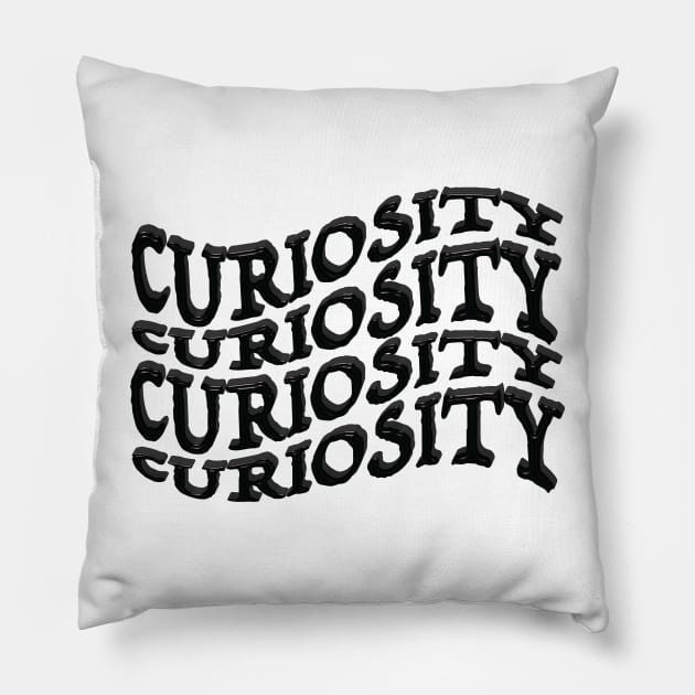 curiosity Pillow by Urtype