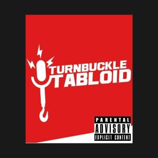 Turnbuckle Tabloid Red and White T-Shirt