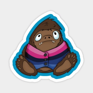 Pride Bigfoot Omnisexual Vest Magnet