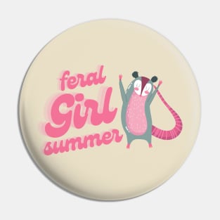 Feral Girl Summer Pin