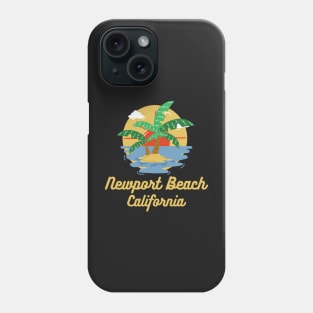 Newport Beach California Sunset souvenirs Phone Case