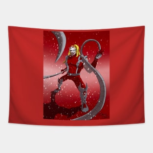 Omega Red Tapestry