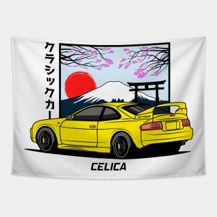 GT4 Yellow Celica GT-Four Tapestry