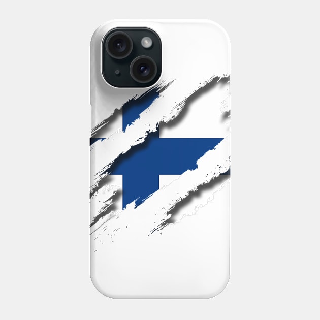 Finland Shredding Phone Case by blackcheetah