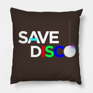 Save Disco Pillow