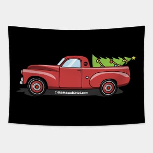 Classic FJ Holden Christmas Tree Ute Tapestry