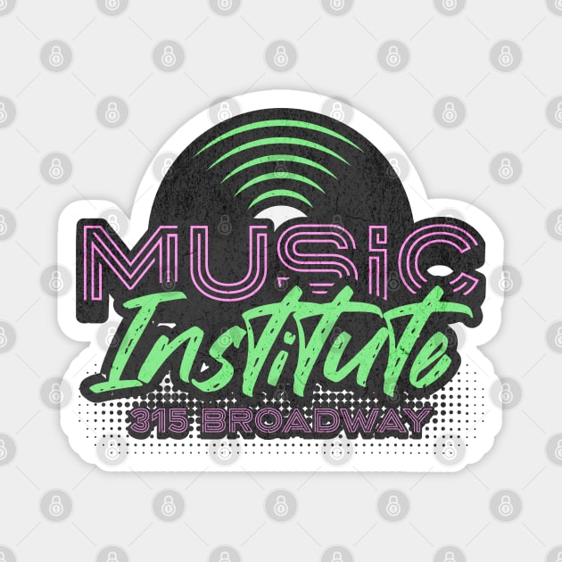 Detroit Techno - Music Institute 315 Broadway Detroit Michigan 80s Magnet by Yesteeyear