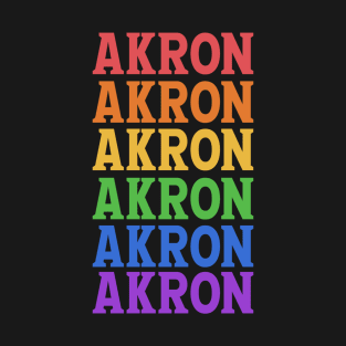 AKRON RAINBOW ART T-Shirt