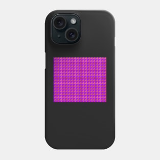 Purple and Reddish Pink Geometric Pattern Phone Case