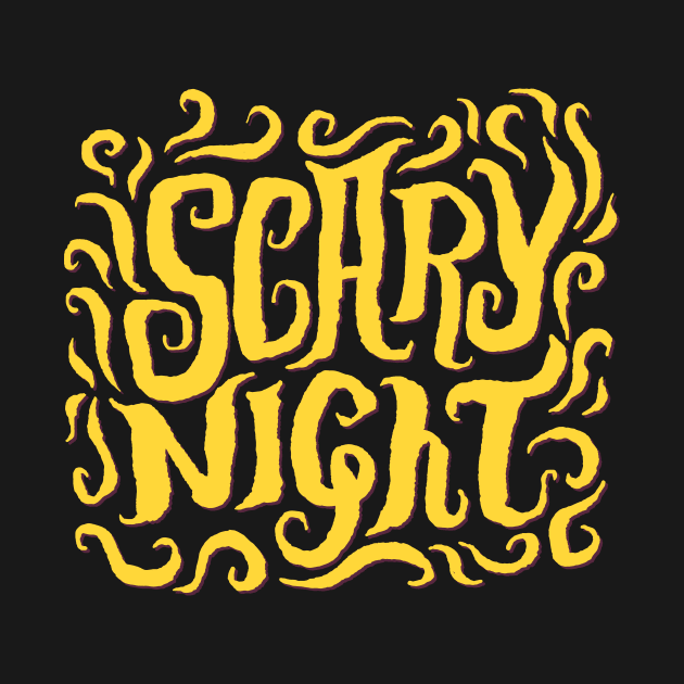 Halloween Gift Idea Shirt Scary Night by anubis1986