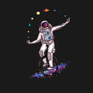 Juggling Circus Astronaut T-Shirt