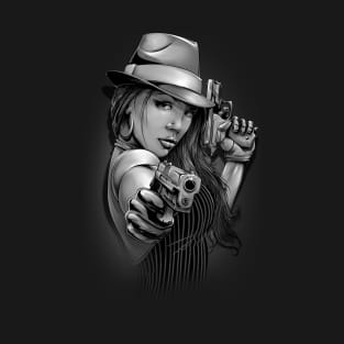 girl with gun T-Shirt