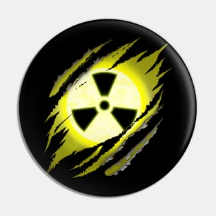 Radiation Radioactive Nuclear Science Gifts Pin