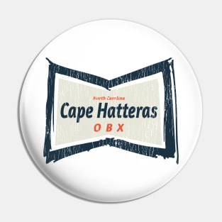 Cape Hatteras, NC Summertime Vacationing Bowtie Sign Pin